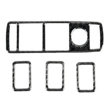 Load image into Gallery viewer, 4 PCS Car Window Lift Panel Carbon Fiber Decorative Sticker for Mercedes-Benz W204 2007-2010, Window Lift Panel