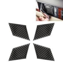 Load image into Gallery viewer, 4 PCS Car Door Inner Handle Wrist Panel Carbon Fiber Decorative Sticker for Mercedes-Benz W204 2007-2013, Door Inner Handle Wrist Panel