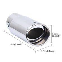 Load image into Gallery viewer, 6046 Car Automobile Exhaust Pipe Muffler Modification Stainless Steel Tail Pipes (Inner Diameter 61mm), 6046  61mm