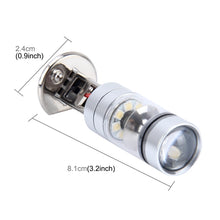 Load image into Gallery viewer, H1 100W 850 LM 7000K 20 SMD-2828-LEDs Car Fog Lights, DC 12-24V, H1