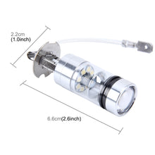 Load image into Gallery viewer, H3 100W 850 LM 7000K 20 SMD-2828-LEDs Car Fog Lights, DC 12-24V, H3