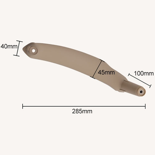 Car Interior Left Handle Inner Door Armrest Panel Pull 51416969401 for BMW X5 / X6, Left Drive