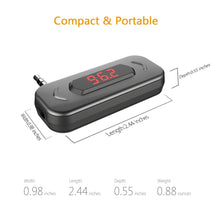 Load image into Gallery viewer, Doosl DSER116 Multifunctional Car FM Transmitter Wireless Music Receiver with 3.5mm Jack &amp; LCD Display, Support Hands-free Call, DSER116