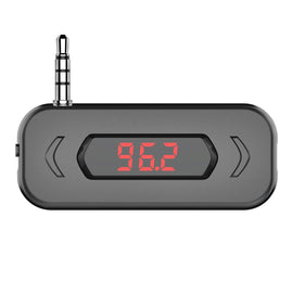 Doosl DSER116 Multifunctional Car FM Transmitter Wireless Music Receiver with 3.5mm Jack & LCD Display, Support Hands-free Call, DSER116
