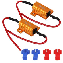 Load image into Gallery viewer, 2 PCS Car Canbus Error Canceller Decoder Load Resistor LED 25W 25 Ohm No Blinking Decoder, 25W 25 Ohm