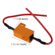 Load image into Gallery viewer, 2 PCS Car Canbus Error Canceller Decoder Load Resistor LED 25W 25 Ohm No Blinking Decoder, 25W 25 Ohm