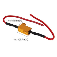 Load image into Gallery viewer, 2 PCS Car Canbus Error Canceller Decoder Load Resistor LED 10W 39 Ohm No Blinking Decoder, 10W 39 Ohm