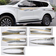 Load image into Gallery viewer, 5 PCS SUV Body Decorative Strip Brand Car Streamline Shining Sticker for Nissan TERRA 2019, For Nissan TERRA 2019