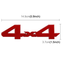 Load image into Gallery viewer, Auto Sticker Metal Fashion Car Stickers Auto Chrome Car Styling-covers Car Personality Accessories, 4X4 Sticker