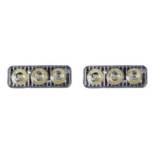 Load image into Gallery viewer, 2 PCS DC 12V 6W 400 LM 6000K Tri Circular Car DRL Daytime Running White Lights Lamp, Cable Length: 50cm, DC 12V 6W 400 LM
