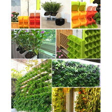 Load image into Gallery viewer, Plant Wall Vertical Indoor and Outdoor Balcony Wall-mounted Flower Pots Creative Combination of Resin Plastic Flower Pots with Removable Pot