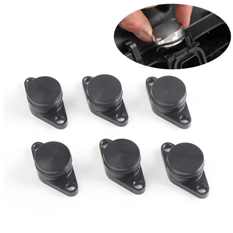 6 PCS 33mm Swirl Flap Flaps Delete Removal Blanks Plugs for BMW M57 (6-cylinder), 33mm (Red), 33mm (Blue), 33mm (Black), 33mm (Silver)