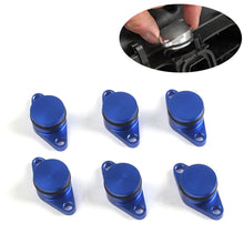 Load image into Gallery viewer, 6 PCS 33mm Swirl Flap Flaps Delete Removal Blanks Plugs for BMW M57 (6-cylinder), 33mm (Red), 33mm (Blue), 33mm (Black), 33mm (Silver)