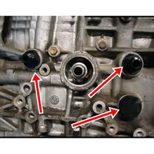 Load image into Gallery viewer, M28~10AN Black Engine Rear Block Breather Fitting Adapter for Honda Oil Catch Can B16 B18C, For Honda Oil Catch Can B16 B18C