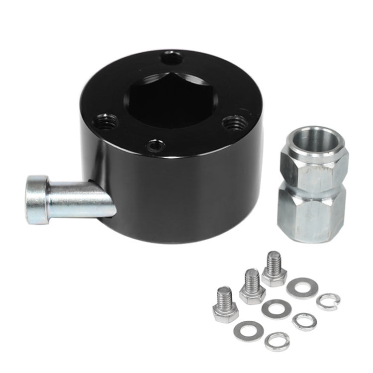 Universal Aluminum Car Steering Wheel Quick Release Disconnect Hub 3/4 inch Shaft Size