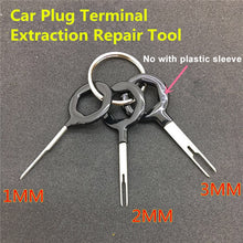 Load image into Gallery viewer, 3 PCS Auto Car Plug Circuit Board Wire Harness Terminal Extraction Pick Connector Crimp Pin Back Needle Remove Tool, 3 PCS