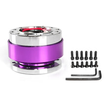 Load image into Gallery viewer, Universal 60mm Car Steering Wheel Quick Release HUB Racing Adapter Snap Off Boss Kit