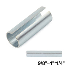 Load image into Gallery viewer, 1 inch to 9/ 8 inch Gas Engine Pulley Crank Shaft Sleeve Adapter Predator with 1/4 inch Keystock, AP20