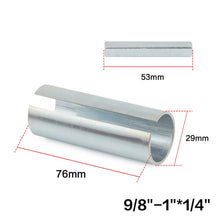 Load image into Gallery viewer, 1 inch to 9/ 8 inch Gas Engine Pulley Crank Shaft Sleeve Adapter Predator with 1/4 inch Keystock, AP20