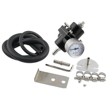 Load image into Gallery viewer, 0-140PSI Universal Car Fuel Pressure Regulator with Gauge Adjustable Oil Pressure Regulator, 0-140PSI