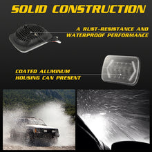 Load image into Gallery viewer, 7 inch H4 DC 9V-30V 3000LM 6000K 30W IP67 8LED Lamp Beads Car Square Shape LED Headlight Lamps for Jeep Wrangler, Square Shape