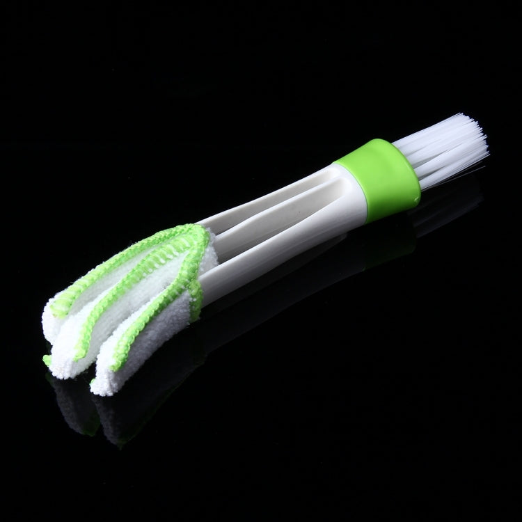 Clean Tool Dirt Duster Brush Dual Head for Car Air-Condition Vent Blind, 1 PC