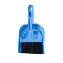 Load image into Gallery viewer, Mini Desktop Car Keyboard Sweep Cleaning Brush Small Broom Dustpan Set, 1  Set (Green), 1  Set (Blue), 1  Set (Magenta)