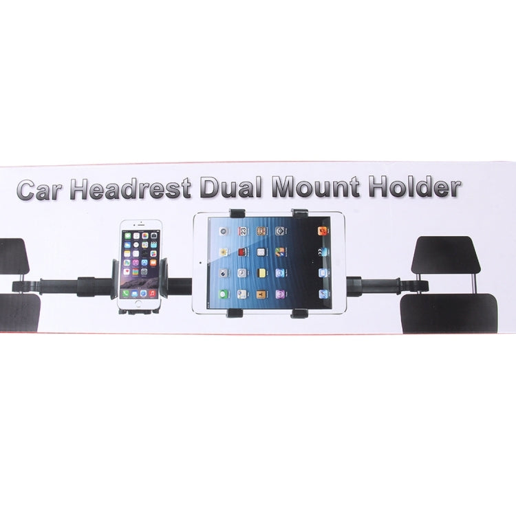 For iPhone, Galaxy, Huawei, Xiaomi, Sony, LG, HTC, Google and other Smartphones, iPad, Tablet, Phone, Car Back Seat Headrest Holder