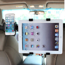 Load image into Gallery viewer, For iPhone, Galaxy, Huawei, Xiaomi, Sony, LG, HTC, Google and other Smartphones, iPad, Tablet, Phone, Car Back Seat Headrest Holder