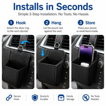 Load image into Gallery viewer, Car Air Vent Mobile Cellphone Pocket Bag Pouch Box Storage Organizer Carrying Case