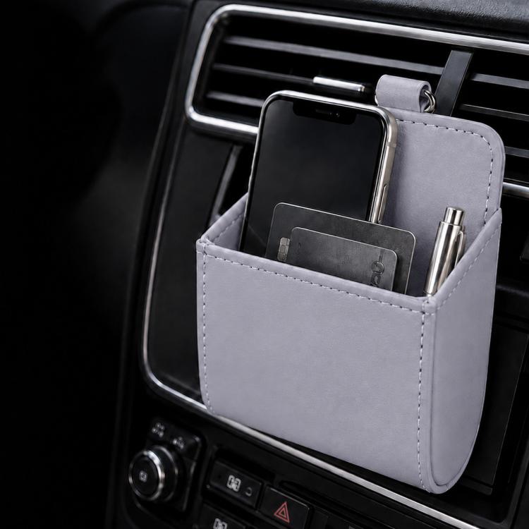 Car Air Vent Mobile Cellphone Pocket Bag Pouch Box Storage Organizer Carrying Case