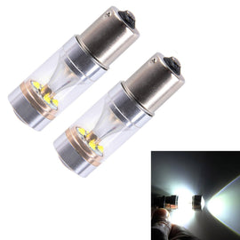 2 PCS 1156/BA15S  350LM 6000K 30W White Light 6 LED CREE Canbus Car Reversing Light / Turn Light, DC 12V, 1156