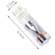 Load image into Gallery viewer, 2 PCS T25/3157 Dual Wires 2300 LM 6000K 30W White Light 6 LED CREE Canbus Car Brake Light Bulb, DC 12V, T25