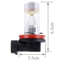 Load image into Gallery viewer, 2 PCS H8/H11 30W 350 LM 6000K  White Light CREE 6 LED Car Fog Light Bulb, DC 12V, H8/H11