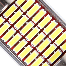 Load image into Gallery viewer, 2 PCS DC 12V 6W 36MM Bicuspid Car Door Lamps Registration Mark light Dashboard Dome Door Lights LED Reading Lamp with 27 LED SMD 3014 Lights White, 36MM