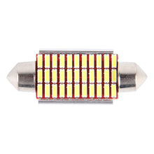 Load image into Gallery viewer, 2 PCS DC 12V 6W 41MM Bicuspid Car Door Lamps Registration Mark light Dashboard Dome Door Lights LED Reading Lamp with 33 LED SMD 3014 Lights White, 41MM