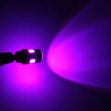 Load image into Gallery viewer, 2 PCS T10 3W 6 LED SMD 5630 Pink Light Clearance Light.DC 12V., 6 LED SMD 5630