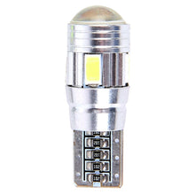Load image into Gallery viewer, 2PCS T10 3W Ice Blue Light 6 SMD 5630 LED Error-Free Canbus Car Clearance Lights Lamp, DC 12V, 6 SMD 5630 LEDs