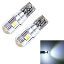 Load image into Gallery viewer, 2PCS T10 3W 6 SMD 5630 LED Error-Free Canbus Car Clearance Lights Lamp, DC 12V, 6 SMD 5630 LEDs/White Light, 6 SMD 5630 LEDs/Pink Light, 6 SMD 5630 LEDs/Green Light