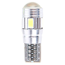 Load image into Gallery viewer, 2PCS T10 3W 6 SMD 5630 LED Error-Free Canbus Car Clearance Lights Lamp, DC 12V, 6 SMD 5630 LEDs/White Light, 6 SMD 5630 LEDs/Pink Light, 6 SMD 5630 LEDs/Green Light