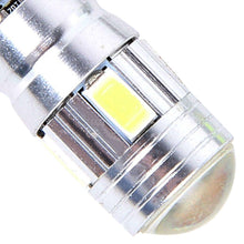 Load image into Gallery viewer, 2PCS T10 3W 6 SMD 5630 LED Error-Free Canbus Car Clearance Lights Lamp, DC 12V, 6 SMD 5630 LEDs/White Light, 6 SMD 5630 LEDs/Pink Light, 6 SMD 5630 LEDs/Green Light