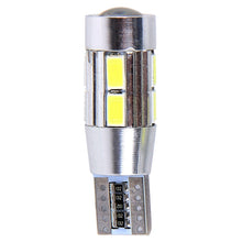 Load image into Gallery viewer, 2 PCS T10 6W 10 SMD 5630 LED Error-Free Canbus Car Clearance Lights Lamp, DC 12V, 5630-10smd LED, 10 SMD 5630 LEDs, T10+6W Green Light