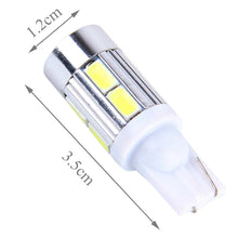 Load image into Gallery viewer, 2 PCS T10 6W White Light 10 SMD 5630 LED Car Clearance Lights Lamp, DC 12V, 10 SMD 5630 LEDs