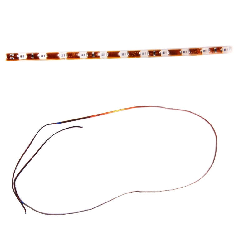 5 PCS 45 LED 3528 SMD Waterproof Flexible Car Strip Light for Car Decoration, DC 12V, Length: 90cm, 90cm+ice blue, 90cm+blue, 90cm+red, 90cm+white, 90cm+yellow, 90cm+pink, 90cm+green