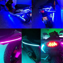 Load image into Gallery viewer, 5 PCS 45 LED 3528 SMD Waterproof Flexible Car Strip Light for Car Decoration, DC 12V, Length: 90cm, 90cm+red, 90cm+white, 90cm+yellow, 90cm+pink, 90cm+green, 90cm+ice blue, 90cm+blue