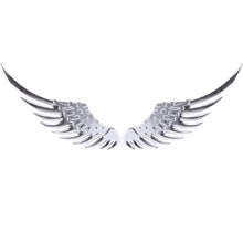 Load image into Gallery viewer, 3D Angel Wing Metal Sticker Decal Auto Car Emblem Decal Decoration Color Silver, Angel Wing