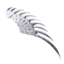 Load image into Gallery viewer, 3D Angel Wing Metal Sticker Decal Auto Car Emblem Decal Decoration Color Silver, Angel Wing