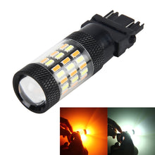 Load image into Gallery viewer, 3157 5W 450LM 60LEDs DC 12V SMD-4014 Car Auto Brake Light Turn Signal Lights Car Source (White Light+Yellow Light), 3157