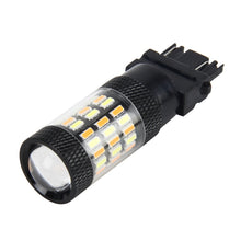 Load image into Gallery viewer, 3157 5W 450LM 60LEDs DC 12V SMD-4014 Car Auto Brake Light Turn Signal Lights Car Source (White Light+Yellow Light), 3157
