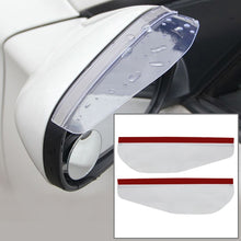 Load image into Gallery viewer, 1 Pair Car Rearview Mirror Rain Blades Car Back Mirror Eyebrow Rain Cover Car Rearview Mirror Eyebrow Covers Flexible Protection Rainproof Decoration Accessories, 3R-2101